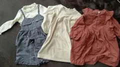petit main ワンピース＆セットアップ 3点セット サイズ100＆110