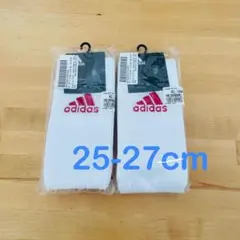 新品2足＊adidas＊25-27＊アディダス＊サッカーソックス＊白
