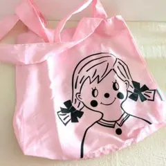 カーリーコレクション エコバッグ ピピちゃん 折りたたみ ピンクのサムネイル