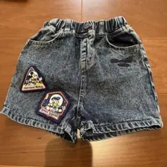 ディズニーのデニム半ズボン
