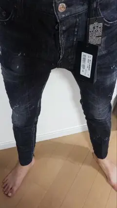 ディースクエアード ブラックスケーターデニム 19AW 44