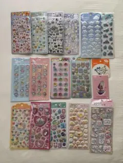 多彩なシールまとめ　うるちゅる POP SEAL おはじきシール　17種