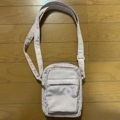 はっ水ミニショルダーバッグ ピンク スリーコインズ