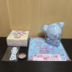 【新品未使用】 BT21のキャラクターがデザインされた一番くじと他のセット