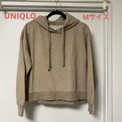 ユニクロ　UNIQLO スウェットクロップドプルパーカ　Mサイズ