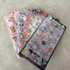 【得】おしり　シール　4枚　おばけ　立体