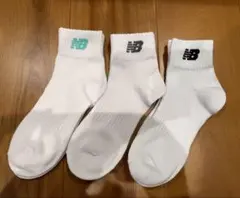 New Balance ソックス 3足セット ホワイトのサムネイル