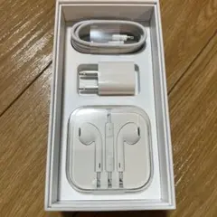 u*9様 【新品/未開封】 iPhone 純正イヤホン&充電ケーブル&アダプター