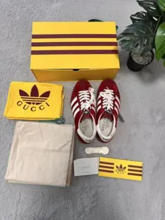 adidas x GUCCI コラボ GAZEELLE サイズ24センチ - メルカリ
