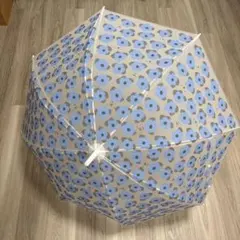 ミッフィー 雨傘 ブルー 花柄のサムネイル