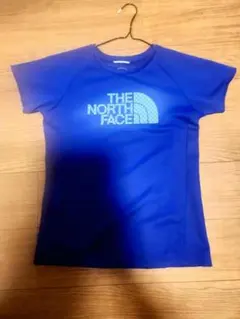 THE NORTH FACE Tシャツ ブルー ドットロゴ レディースLサイズのサムネイル