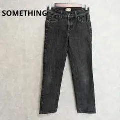 サムシング SOMETHING SOPHIA ストレートデニム 黒 29