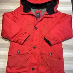 GAP KIDS フード付きレッドコート Lサイズ