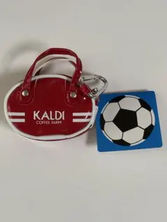 新品　カルディ　レトロスポーツバック　(チョコレート入り) 赤