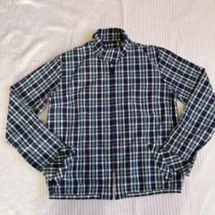 レディース M チェック柄 ブルゾン ジャケット スタンダード アウター