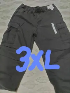 GU メンズ カーゴパンツ 3XL グレー
