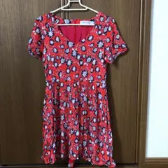 ワンピース 花柄 ミニ スパイラルガール