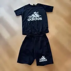adidas Tシャツとショートパンツセット 130cm 黒