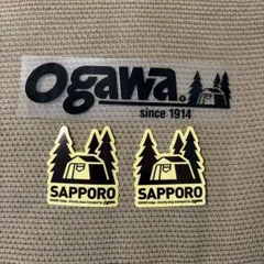Ogawa ステッカー 3枚セット　バラ売り可能
