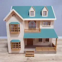 ⭐︎希少・美品⭐︎ シルバニアファミリー 緑の丘のすてきなお家 レア 廃盤品