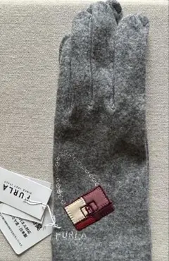 FURLA フルラ　手袋　ウール混　タッチパネル対応