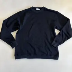 INHERIT 黒 クルーネック トレーナー　メンズ　スウェット