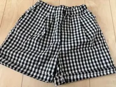 新品ギンガムチェック ショートパンツ 160㎝