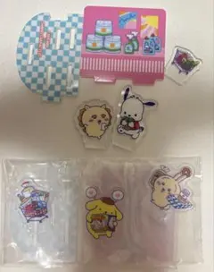 ちいかわ×サンリオキャラクターズ レイヤーアクリルスタンド プリンxうさぎ