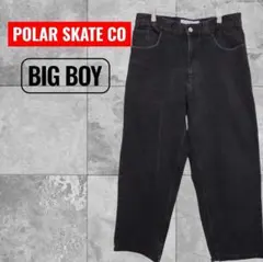 polar skate co BIG BOY 黒 M ワイドデニム　ブラックのサムネイル