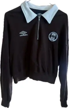 umbro freak's store ハーフジップ　スウェット　ブラウン