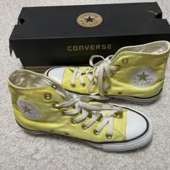 CONVERSE ALL STAR イエローハイカットスニーカー