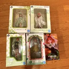 五等分の花嫁　中野四葉　フィギュア　5点セット