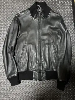激レア✨️カズユキクマガイ 鹿革 シングル ライダース レザー ジャケット KAZUYUKI KUMAGAI レザーシングルライダースジャケット サイズ2