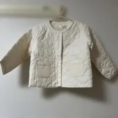 西松屋　ハートキルティングジャケット 90