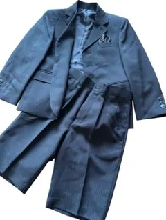 キッズ　男の子　120 フォーマル　ストライプ　セット 卒園式　入学式　結婚式