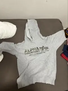 M*M様 ALPHA INDUSTRIES パーカー Sサイズ グレーのサムネイル