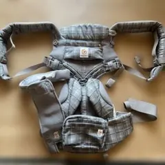 ergobaby 抱っこ紐 グレー・チェック柄OMNI360オムニ360