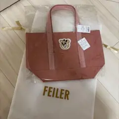 新品　ラブラリー　ワッペントートバッグ　オールドテディガール　ピンク　ギフト