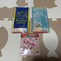 おさるのジョージ 一番くじ 85th ハンドタオル 、シール セット