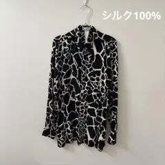 希少　GIANNI VERSACE シルク100% 総柄シャツ　M イタリア製のサムネイル