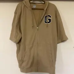 GAP 半袖パーカー　未使用　ベージュ　Mサイズ
