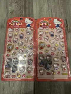 ♡韓国限定♡サンリオ ボンボンドロップシールキティTok!Tok!ステッカー2枚