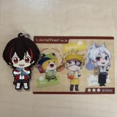 カラフルピーチ　ゆあんくん　ラバーマスコット　キーホルダー　クリアカード