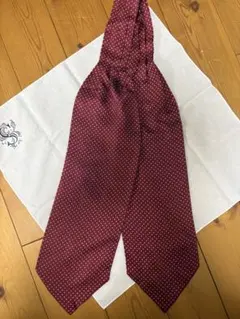 BEAMS F アスコットタイ ドット柄