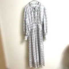 apres jour アプレジュール シフォンボウタイワンピース 花柄 F