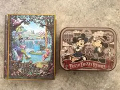 東京ディズニーリゾート ファンタジースプリングス お菓子の空き缶　2個セット
