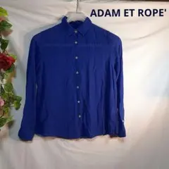 ADAM ET ROPE'　コットン　ブラウス　シースルーのサムネイル