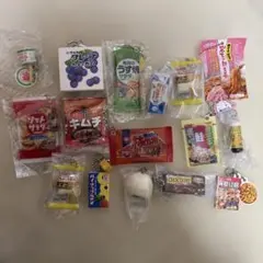 ミニチュア食品キーホルダーセット