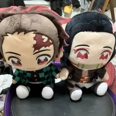 鬼滅の刃 ぬいぷりけおすわりBIG全2種コンプリートセット - メルカリ