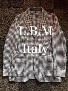 【美品】L.B.M.1911 エルビーエム ギンガムチェック ジャケットSのサムネイル